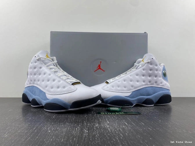1st Kicks Shoes Grey 13 Air Blue 414571-170 Jordan 0708